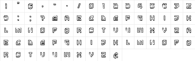 Whether Regular  glyph index