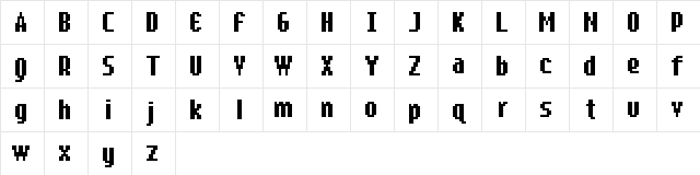 Remot Regular  glyph index