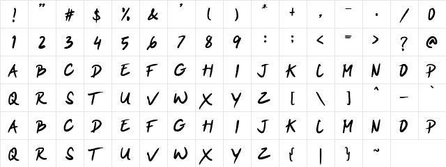 Winkdeep Two Regular  glyph index