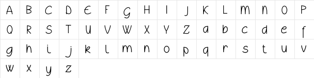 Wyllam Regular  glyph index