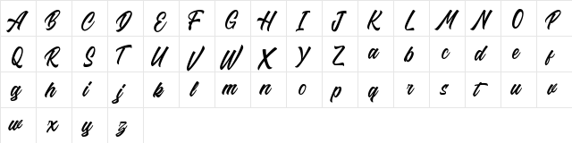 Riverside FREE Regular  glyph index