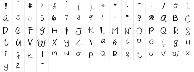 2Peas Wonderful 2Peas Wonderful  glyph index