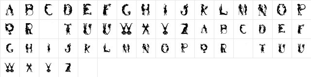 FathomSCapsSSK Regular  glyph index
