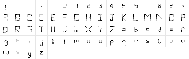 Rename Regular  glyph index