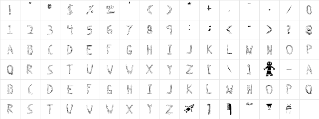 Triple Bypass Regular  glyph index