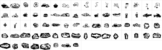 AIMenu Medium  glyph index