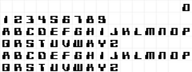 Sigma Distrot Regular  glyph index