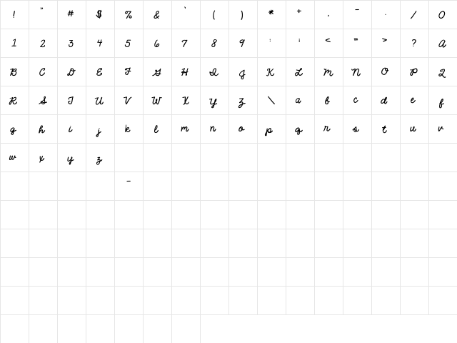 2Peas Miss Priss 2Peas Miss Priss  glyph index
