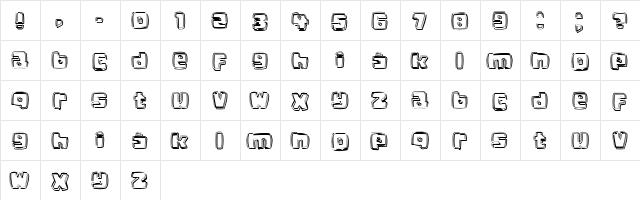 Wire Regular  glyph index