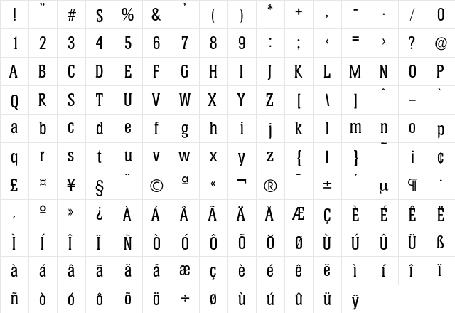 Helium-Medium Regular  glyph index
