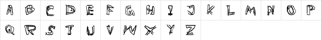 New Regular  glyph index