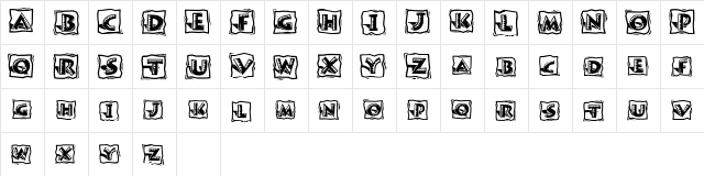 Ryp fiestaB Regular  glyph index