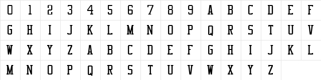 NBA Magic Regular  glyph index