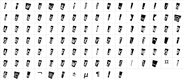 a_DomInoTitulCmTw Regular  glyph index