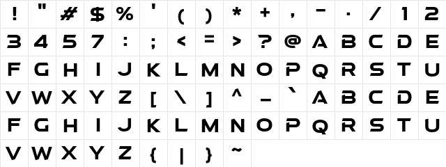 a Atmospheric Regular  glyph index