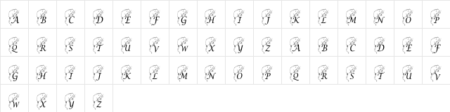 pf_opposum1 Regular  glyph index