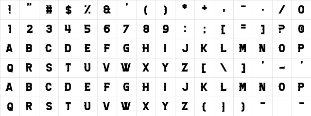 Go Everywhere Regular  glyph index
