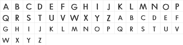 Be My Valentine Regular  glyph index