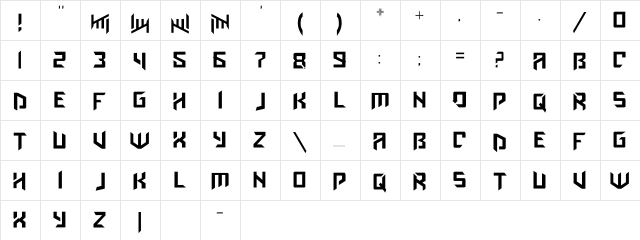 AmazObitaemOstrovFine Regular  glyph index