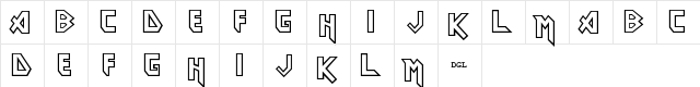 Eddie - DGL (T(2 Regular  glyph index