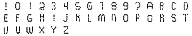 CHAINS Color Fill  glyph index
