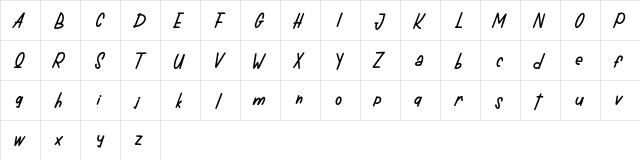 Catars FREE Regular  glyph index