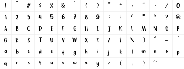 KleponIjo Ijo  glyph index