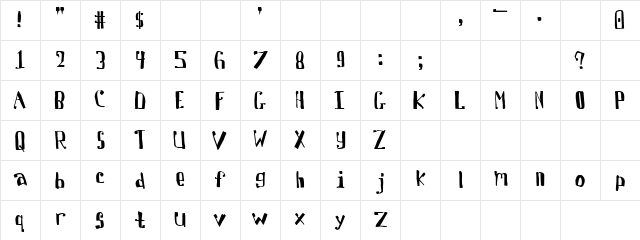 Ayurvedic Regular  glyph index
