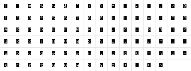 Erbos Draco 1st NBP Regular  glyph index