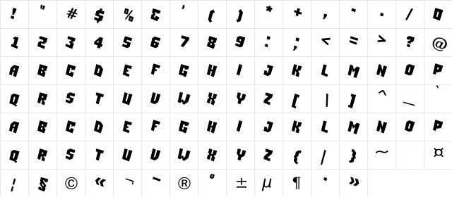 a_SimplerFnt Regular  glyph index