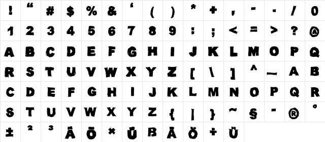 Oil Makes You Run (Faster) Makes-You-Run-Faster  glyph index