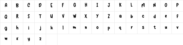 Crysell Regular  glyph index