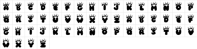 JI Tracks JI Tracks  glyph index