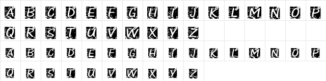 Chin Vianni Regular  glyph index