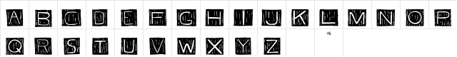 Kafka Normal  glyph index