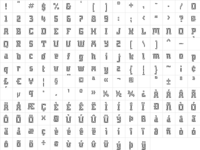 Archian Wilmos  glyph index