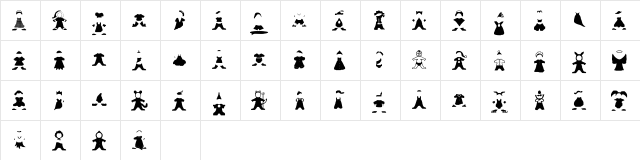 sbnetbaby Regular  glyph index