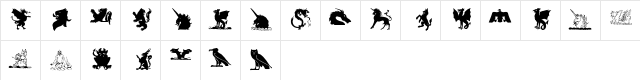 lpmyth2 Regular  glyph index