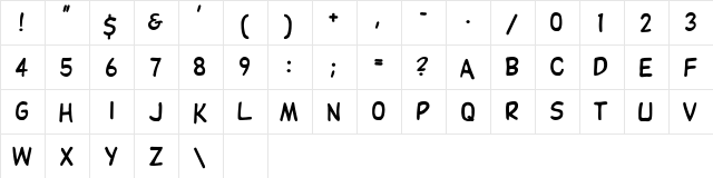 Dibs Display Caps SSi Regular  glyph index