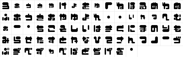 I2FuwafuwaFururu HS  glyph index