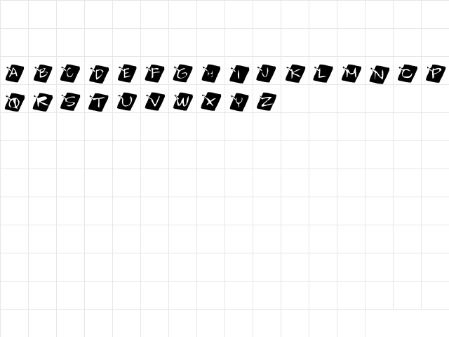 AEZ chalkboard AEZ chalkboard  glyph index