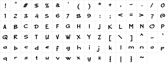 a Ablasco Regular  glyph index