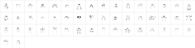 CCSnowmanySnowmen Regular  glyph index