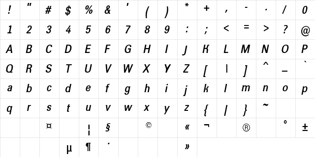 a_GroticNr BoldItalic  glyph index