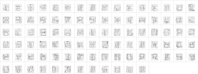 Newcracks 13  glyph index