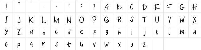 Soonshine Regular  glyph index