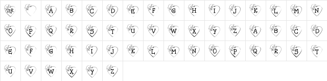 New Regular  glyph index