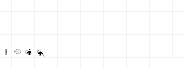 flyboy (eval) Regular  glyph index