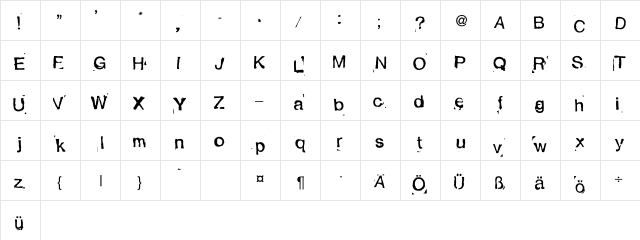 Alexandras Stempelkasten Alexandras Stempelkasten  glyph index