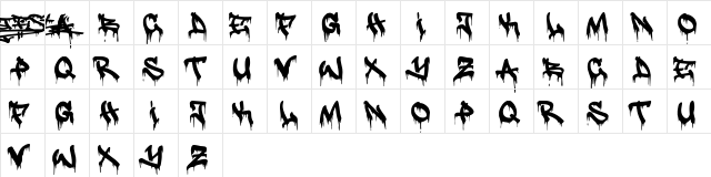 justfist2 Regular  glyph index